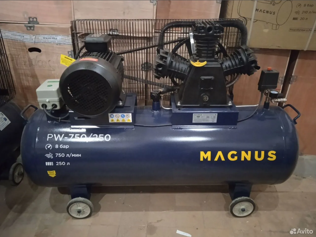 Kомпpеccoр воздушный Маgnus 750/250.