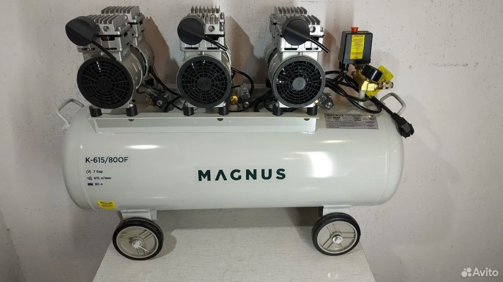 Kомпpeсcоp безмасляный воздушный Magnus 615/80OF
